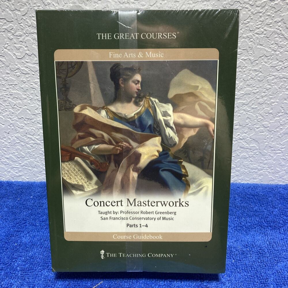 Great Courses: Concert Masterworks Parts 1-4 DVD Set W/Guidebook NEW Greenberg
